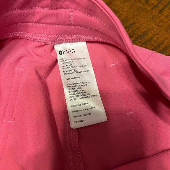 FIGS F*ing Pink Zamora Jogger Pants (S) - Picture 4 of 5